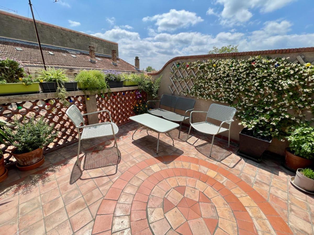 Апартаменты L'Atypique - T3 Grande Terrasse, Bbq Vue Et Cheminee Авиньон Экстерьер фото